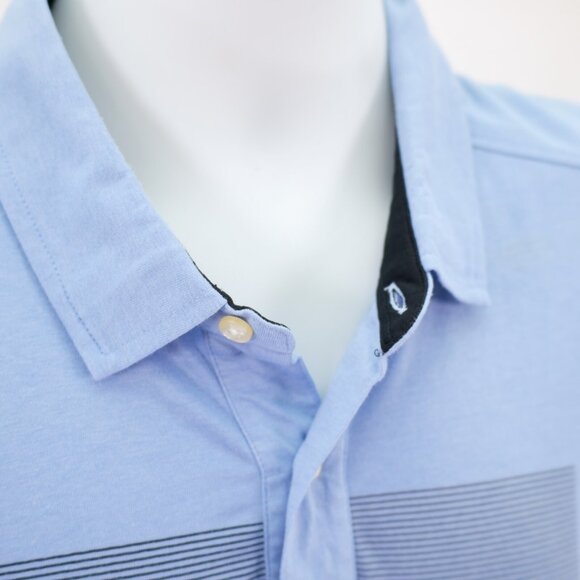 Bolle Golf Tech Large Blue Collared Polo Shirt Short Sleeve - Picture 3 of 10